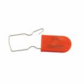 Vestil Red Polypropylene Security Seal, 3" SECS-P-RD